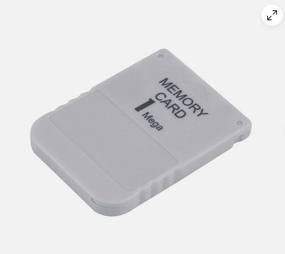 PS1 Memory card