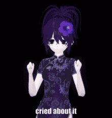 cried about it